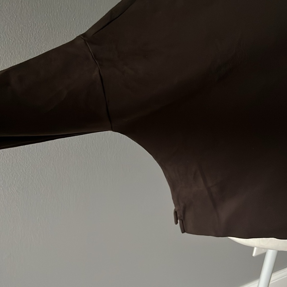 GRP1 Knits Cotton Dark Brown Sweater Long Sleeve - Picture 4 of 10